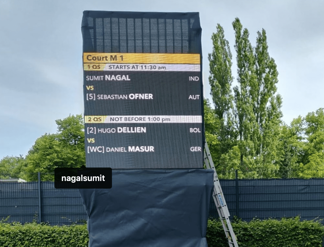 Sumit Nagal gewinnt sein Auftaktspiel beim ATB 500 in Hamburg (Quali)