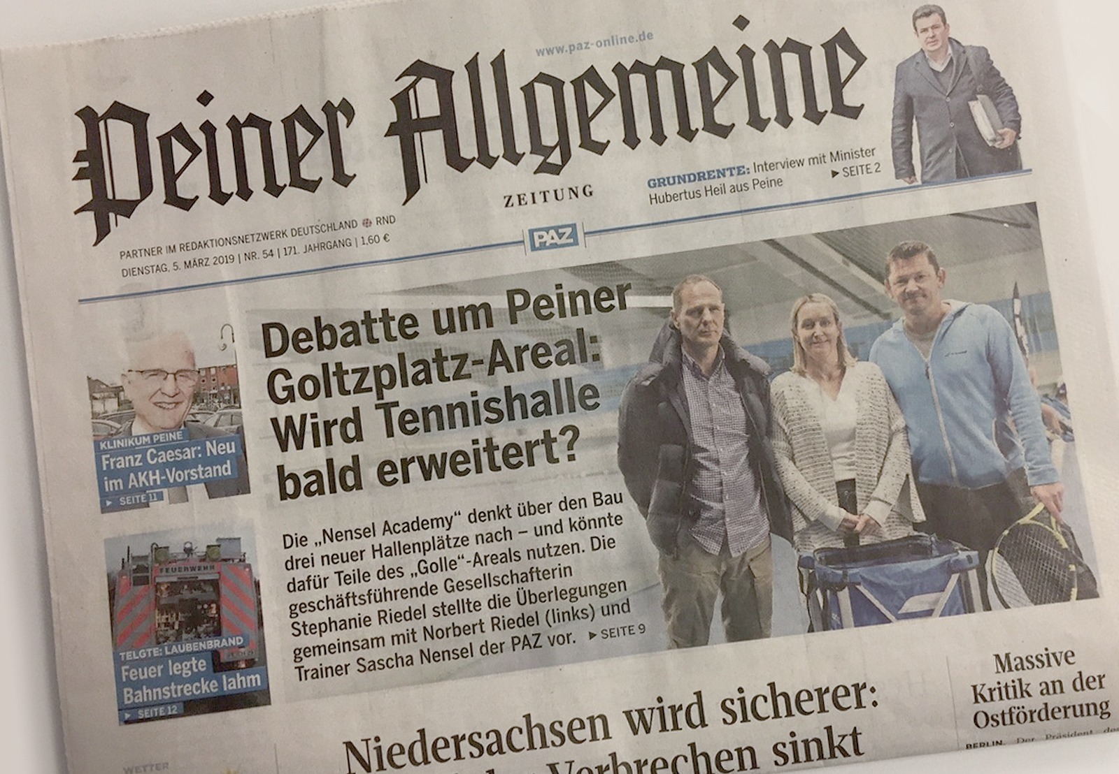 Die nensel academy in der PAZ!