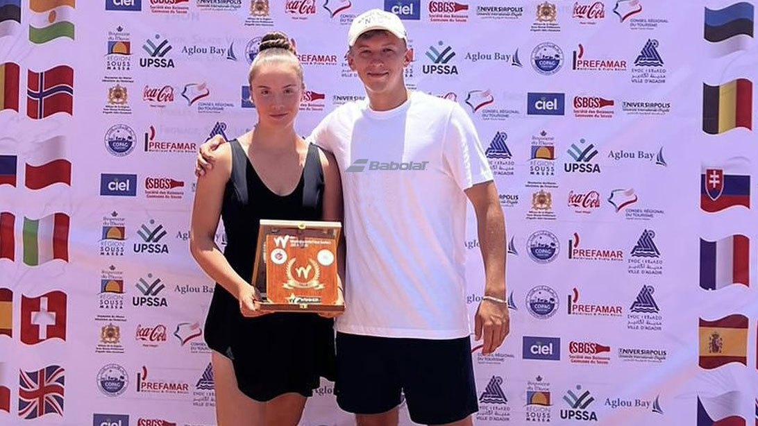 Gloria Reusch got her first ITF singles title at J30 in Agadir.
