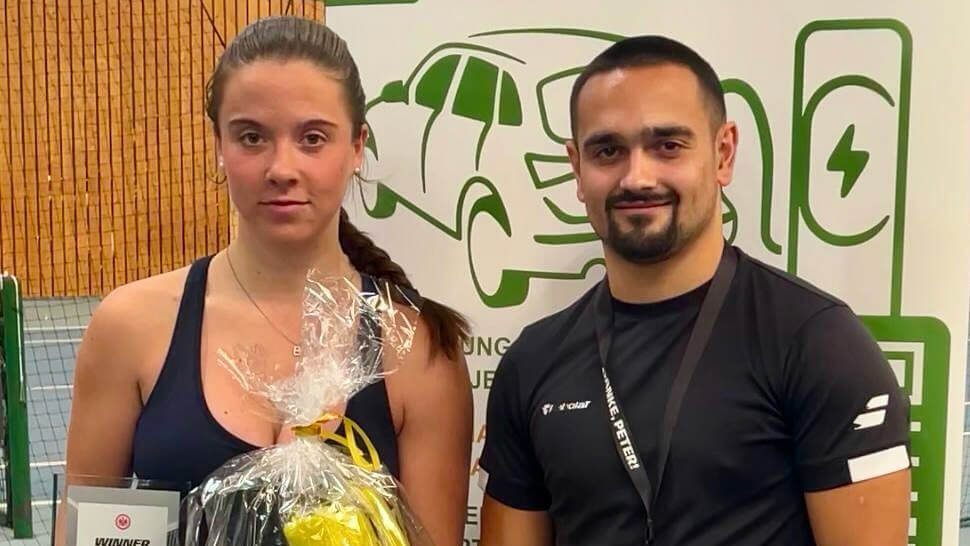 Gloria Reusch wins the ITF J60 in Frankfurt, Germany