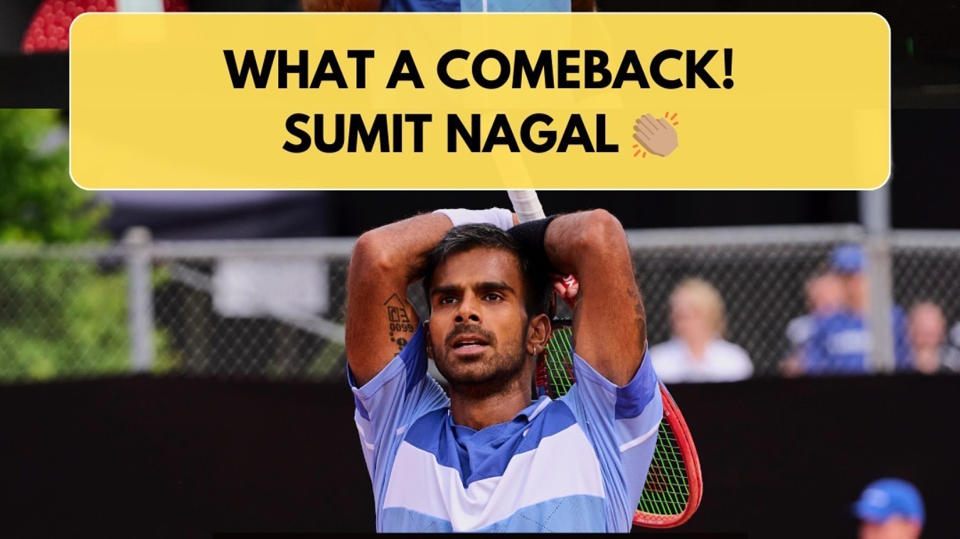 Sumit Nagal registers marathon win from a set and 4-1 down in Italy