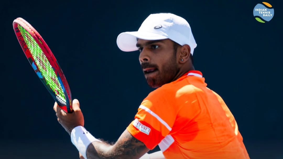 Sumit Nagal at a tennis event in Bengaluru 2026