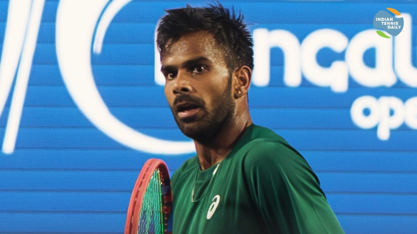 Sumit Nagal at a tennis event in Bangkok 2026